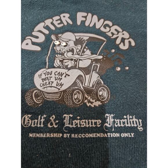 Putter Fingers Relaxed Fit Sweatshirt Size XL Great PreOwned - Picture 3 of 4